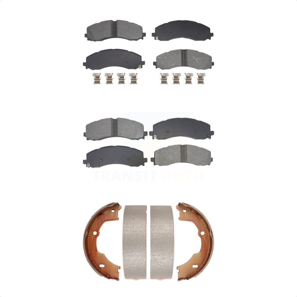 Transit Auto KSN-100902 Disc Brake Pad for 2021 Ram 3500 - Front and Rear