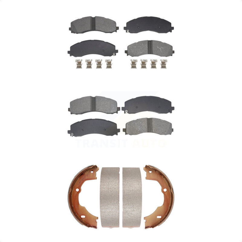 Transit Auto KSN-100902 Disc Brake Pad for 2021 Ram 3500 - Front and Rear