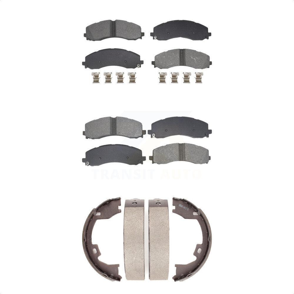 Transit Auto KSN-100903 Disc Brake Pad for 2019-2021 Ram 2500, Ram 3500 - Front and Rear
