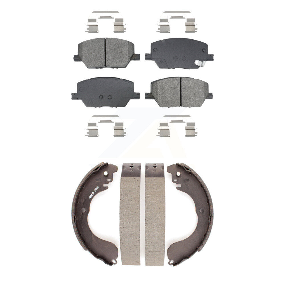 Transit Auto KSN-100907 Disc Brake Pad for 2017 Jeep Compass - Front and Rear