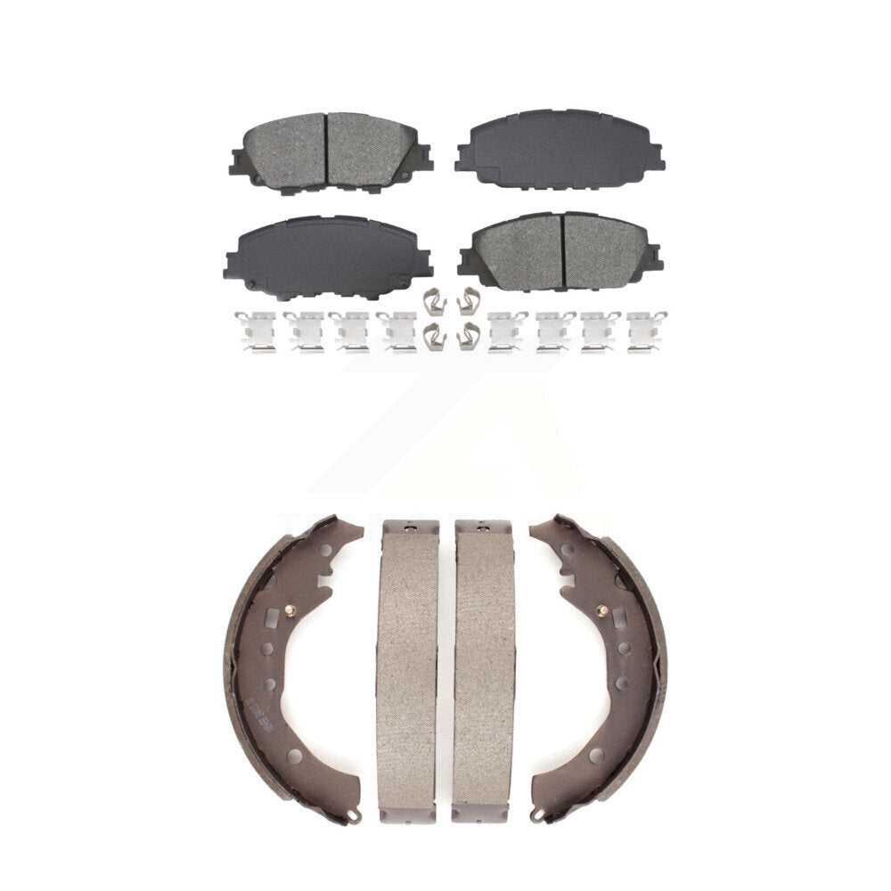 Transit Auto KSN-100916 Disc Brake Pad for 2019 Toyota Corolla - Front and Rear