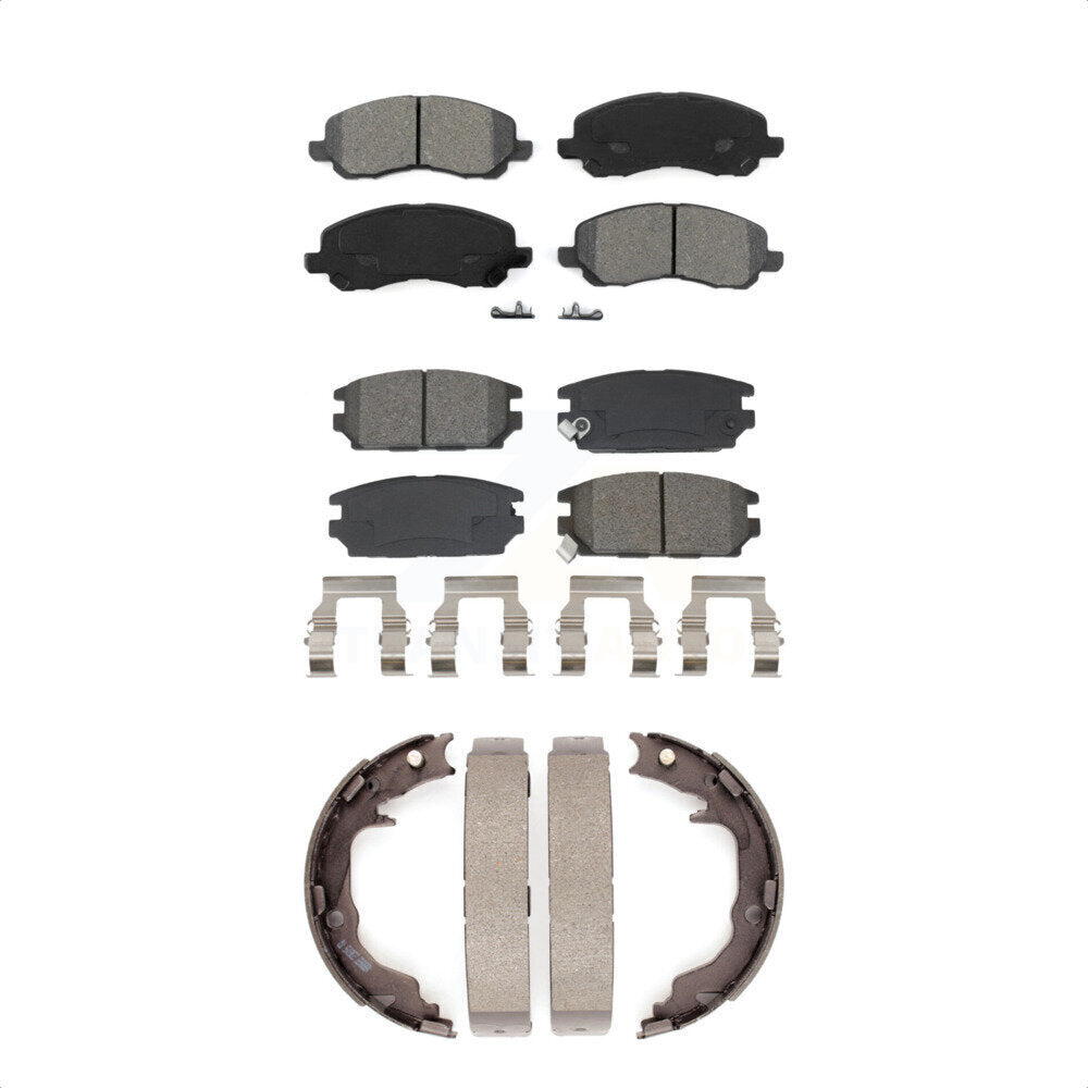 Transit Auto KSN-100920 Disc Brake Pad for 2006-2012 Mitsubishi Galant, Mitsubishi Eclipse - Front and Rear