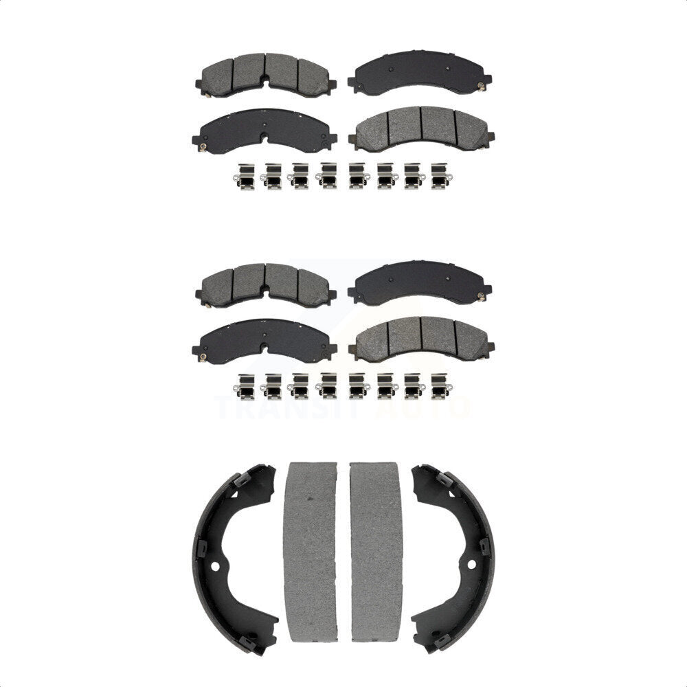 Transit Auto KSN-100923 Disc Brake Pad for 2020-2024 Chevrolet Silverado 3500 HD, Chevrolet Silverado 2500 HD and More - Front and Rear