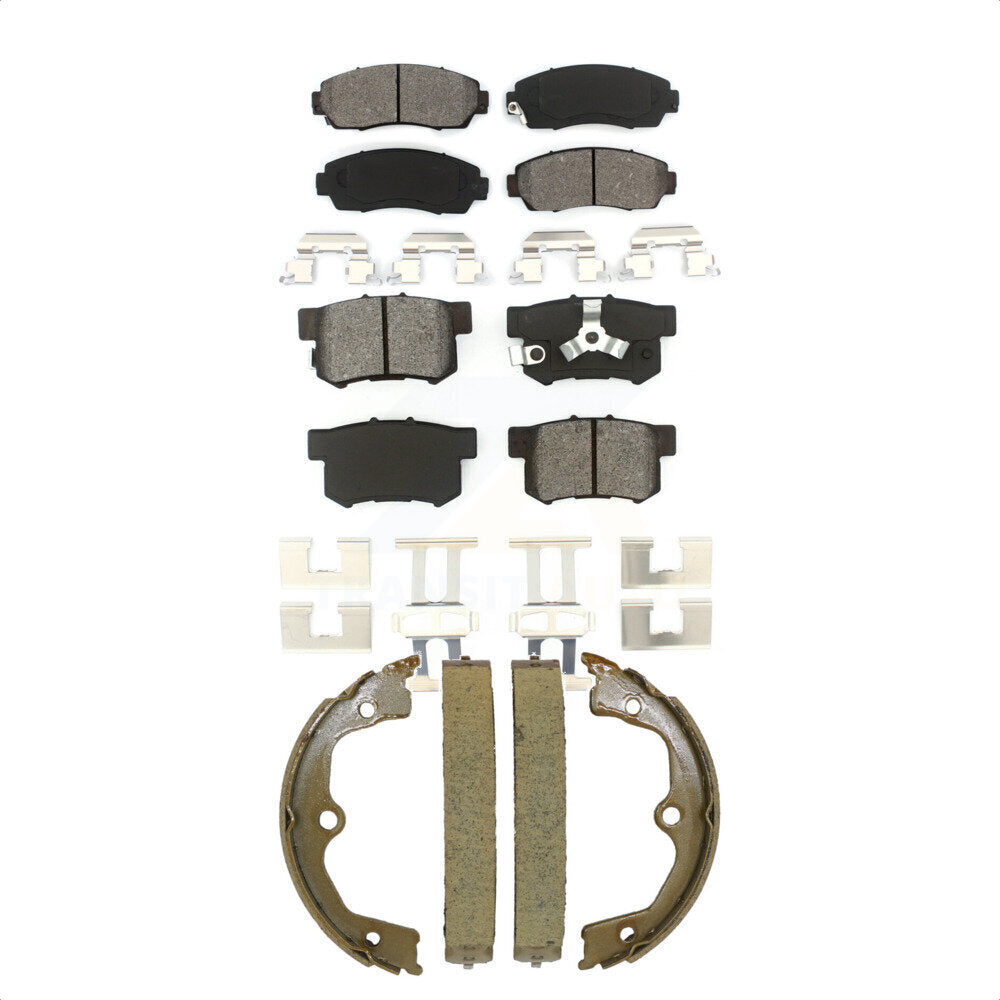 Transit Auto KSN-100925 Disc Brake Pad for 2010-2012 Honda Crosstour, Honda Accord Crosstour - Front and Rear
