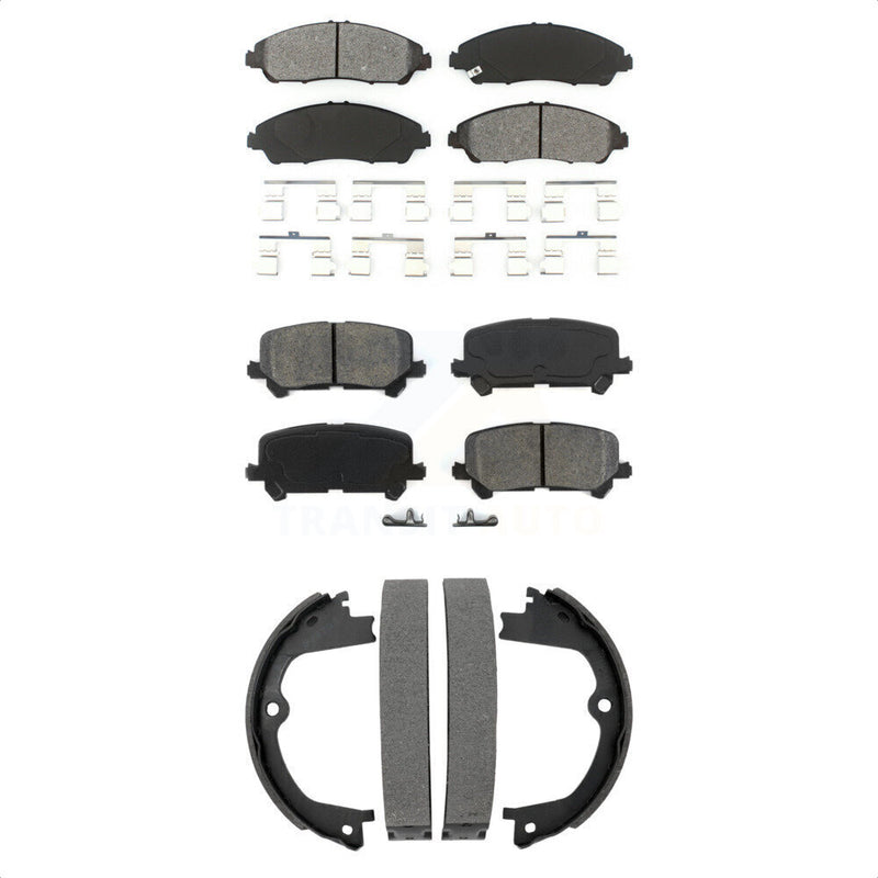 Transit Auto KSN-100928 Disc Brake Pad for 2014-2024 Honda Ridgeline, Honda Pilot, Acura MDX - Front and Rear