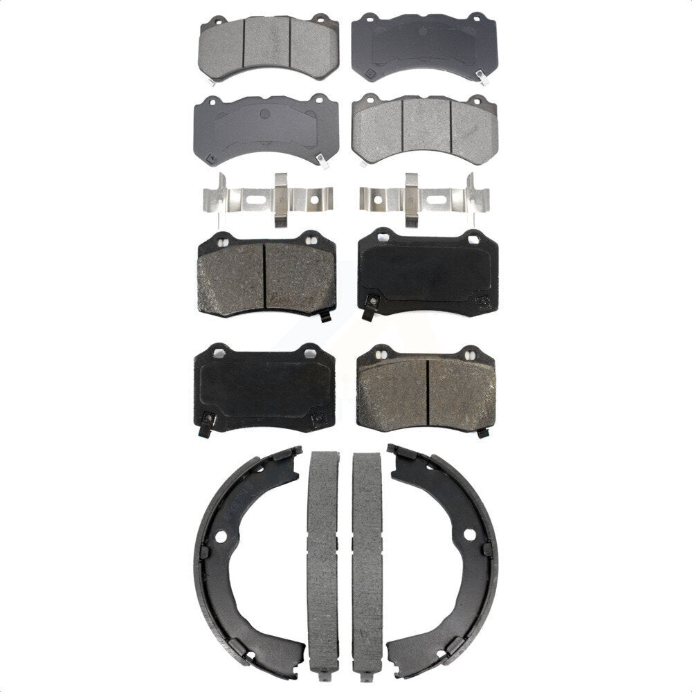 Transit Auto KSN-100930 Disc Brake Pad for 2009-2015 Cadillac CTS, Chevrolet Camaro - Front and Rear