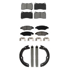 Transit Auto KSN-100932 Disc Brake Pad for 2014 Cadillac CTS - Front and Rear