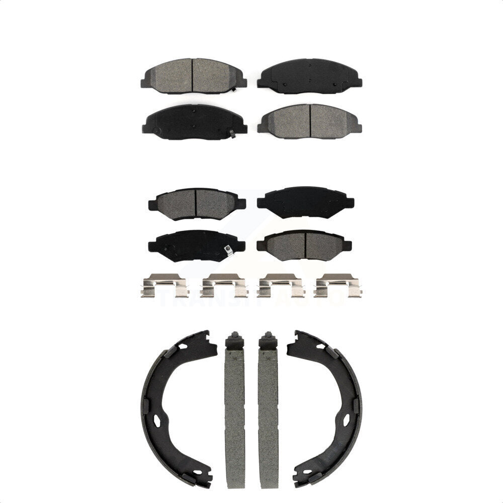 Transit Auto KSN-100933 Disc Brake Pad for 2014 Cadillac CTS - Front and Rear