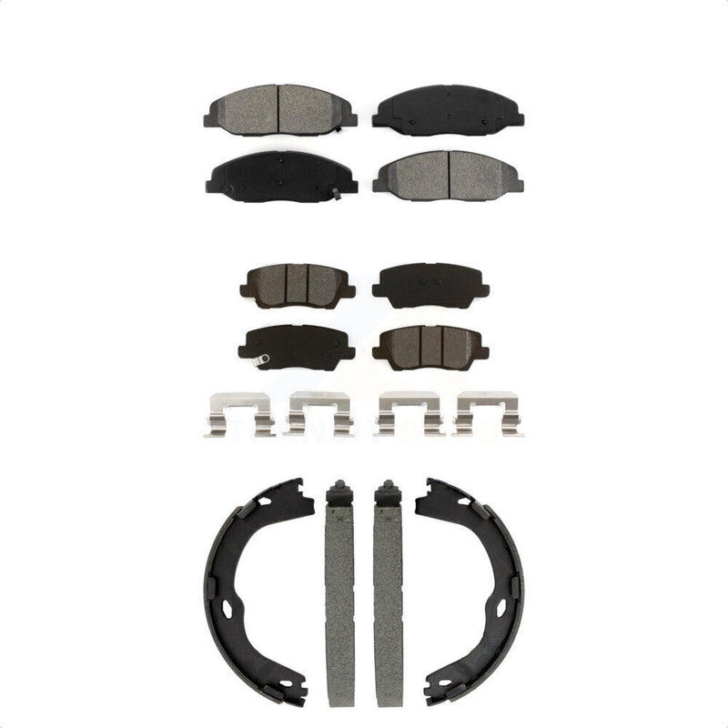 Transit Auto KSN-100934 Disc Brake Pad for 2014 Cadillac CTS - Front and Rear