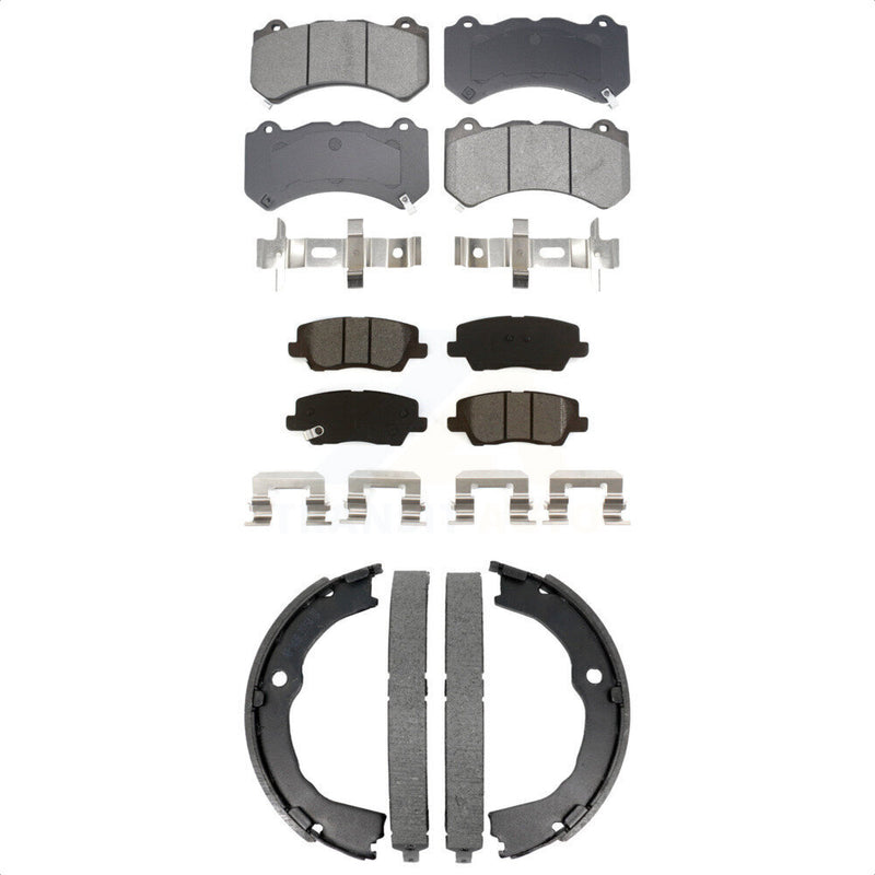Transit Auto KSN-100935 Disc Brake Pad for 2015 Cadillac CTS - Front and Rear