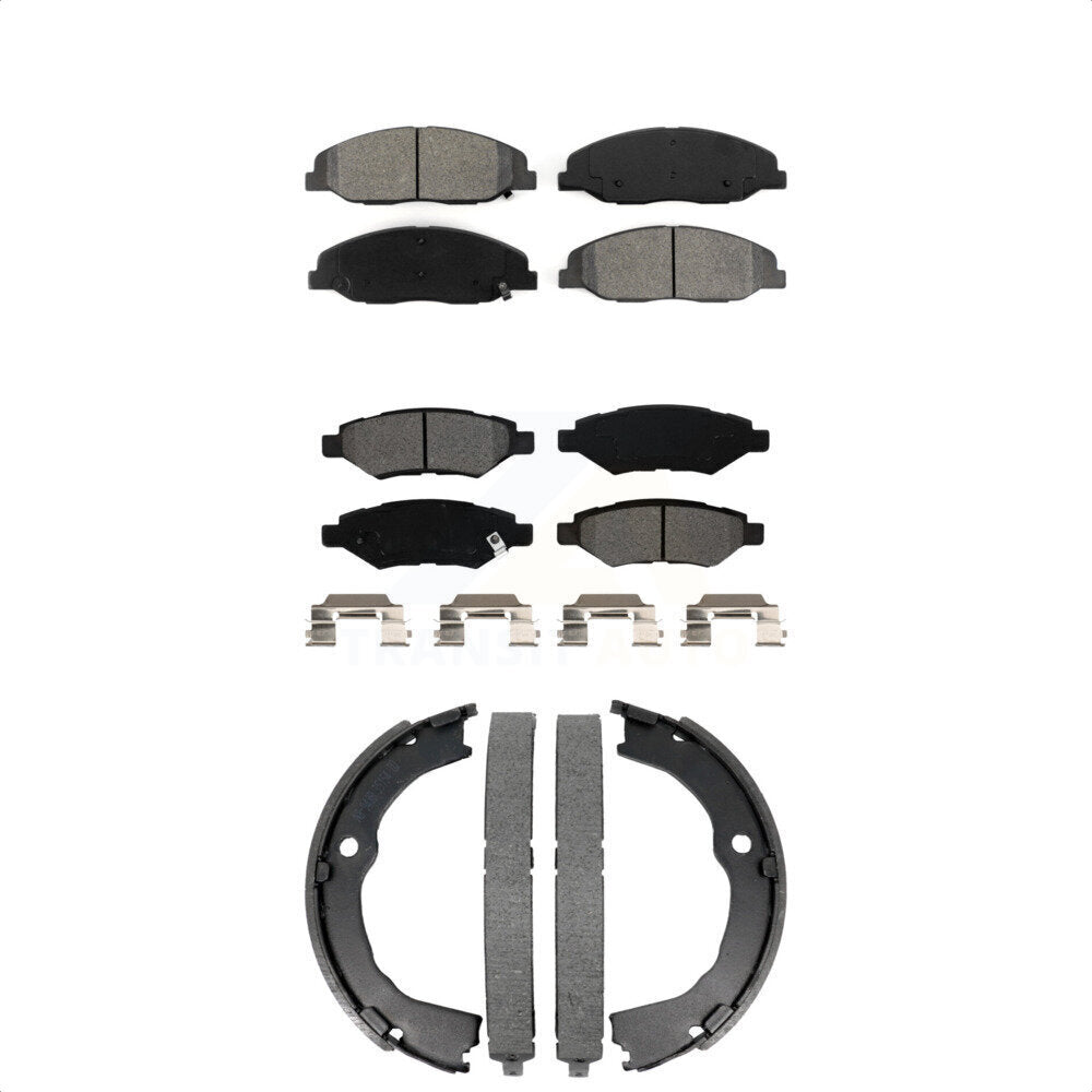 Transit Auto KSN-100936 Disc Brake Pad for 2008-2011 Cadillac CTS - Front and Rear