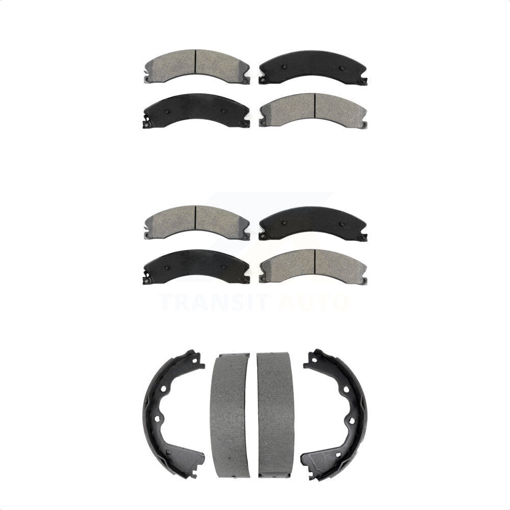 Transit Auto KSN-100937 Disc Brake Pad for 2011-2019 Chevrolet Suburban 3500 HD, Chevrolet Silverado 2500 HD and More - Front and Rear