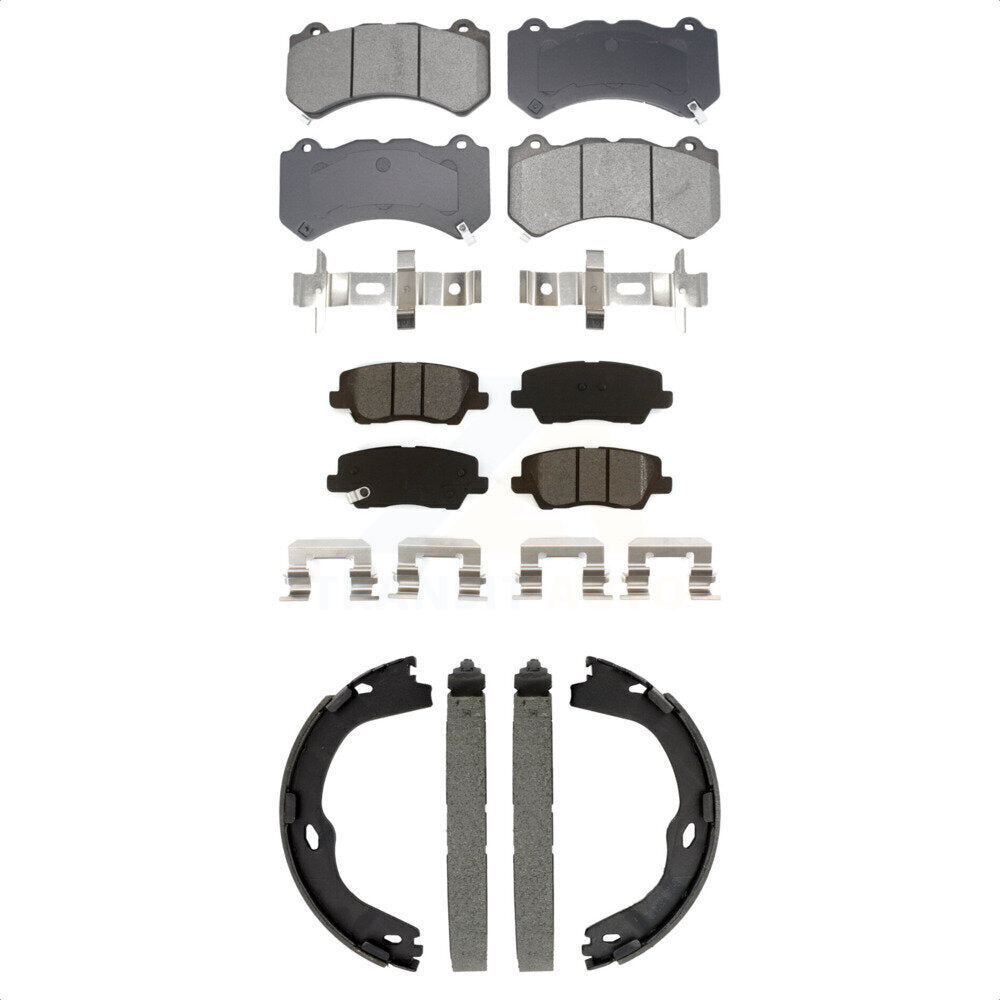 Transit Auto KSN-100940 Disc Brake Pad for 2016 Cadillac CTS - Front and Rear