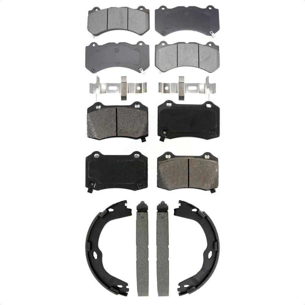 Transit Auto KSN-100941 Disc Brake Pad for 2016 Cadillac CTS - Front and Rear