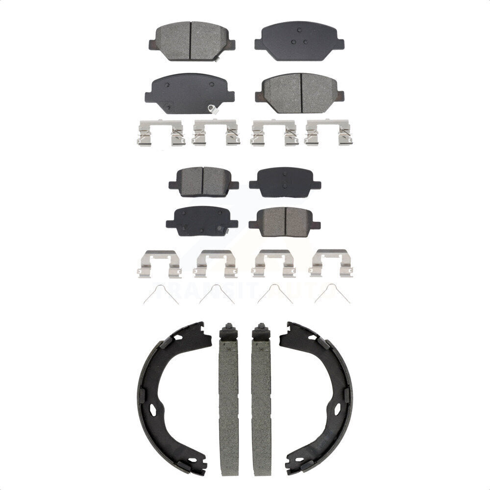 Transit Auto KSN-100942 Disc Brake Pad for 2016-2020 Chevrolet Camaro - Front and Rear