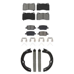 Transit Auto KSN-100943 Disc Brake Pad for 2016-2022 Chevrolet Camaro - Front and Rear
