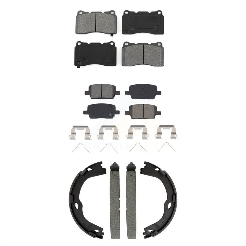 Transit Auto KSN-100943 Disc Brake Pad for 2016-2022 Chevrolet Camaro - Front and Rear