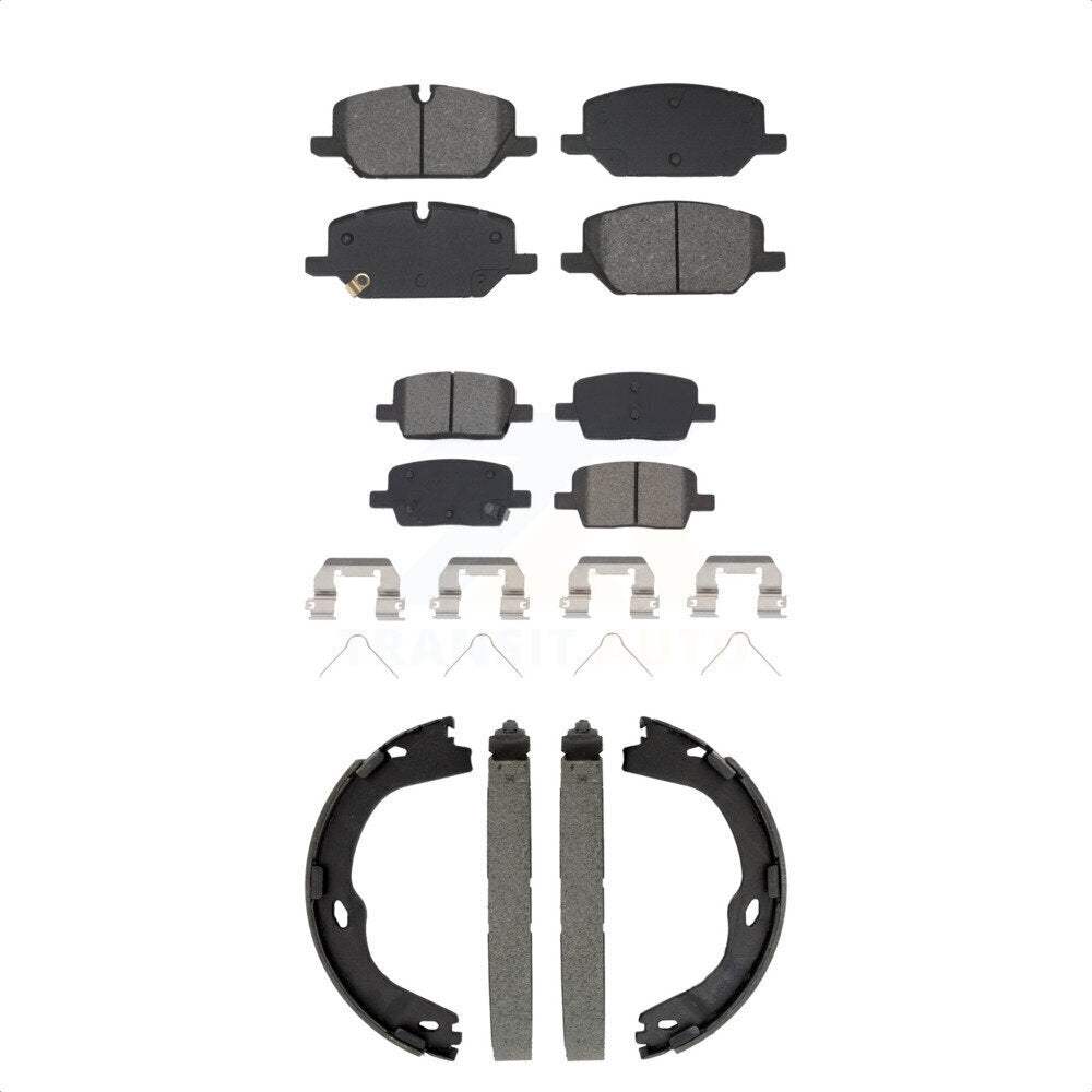 Transit Auto KSN-100945 Disc Brake Pad for 2021-2022 Chevrolet Camaro - Front and Rear