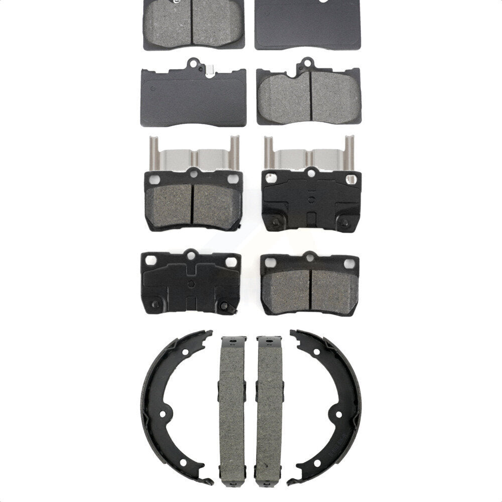 Transit Auto KSN-100950 Disc Brake Pad for 2006-2013 Lexus GS460, Lexus GS350 and More - Front and Rear