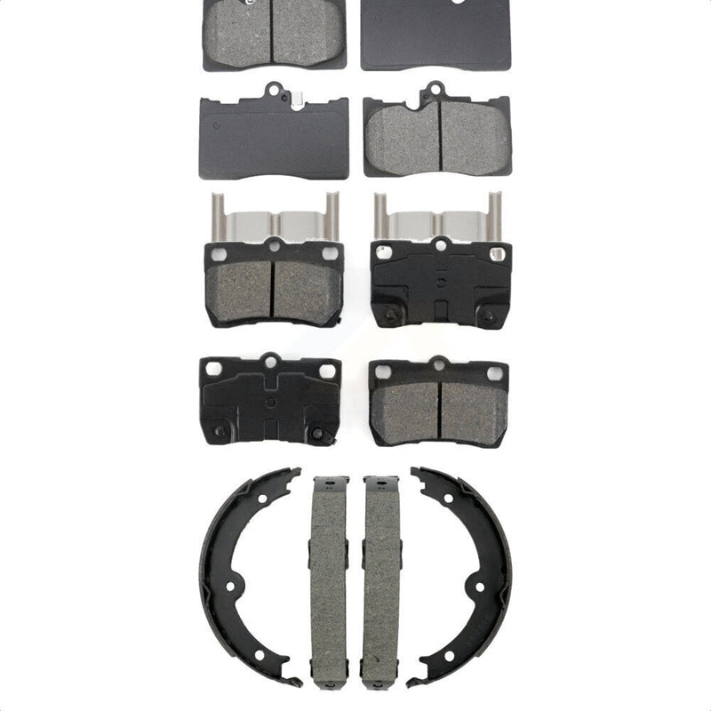 Transit Auto KSN-100950 Disc Brake Pad for 2006-2013 Lexus GS460, Lexus GS350 and More - Front and Rear
