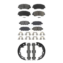 Transit Auto KSN-100955 Disc Brake Pad for 2014-2023 Nissan Qashqai, Nissan Rogue Sport, Nissan Rogue - Front and Rear