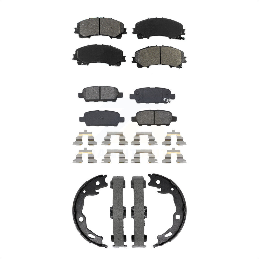 Transit Auto KSN-100956 Disc Brake Pad for 2014-2019 Nissan Rogue - Front and Rear