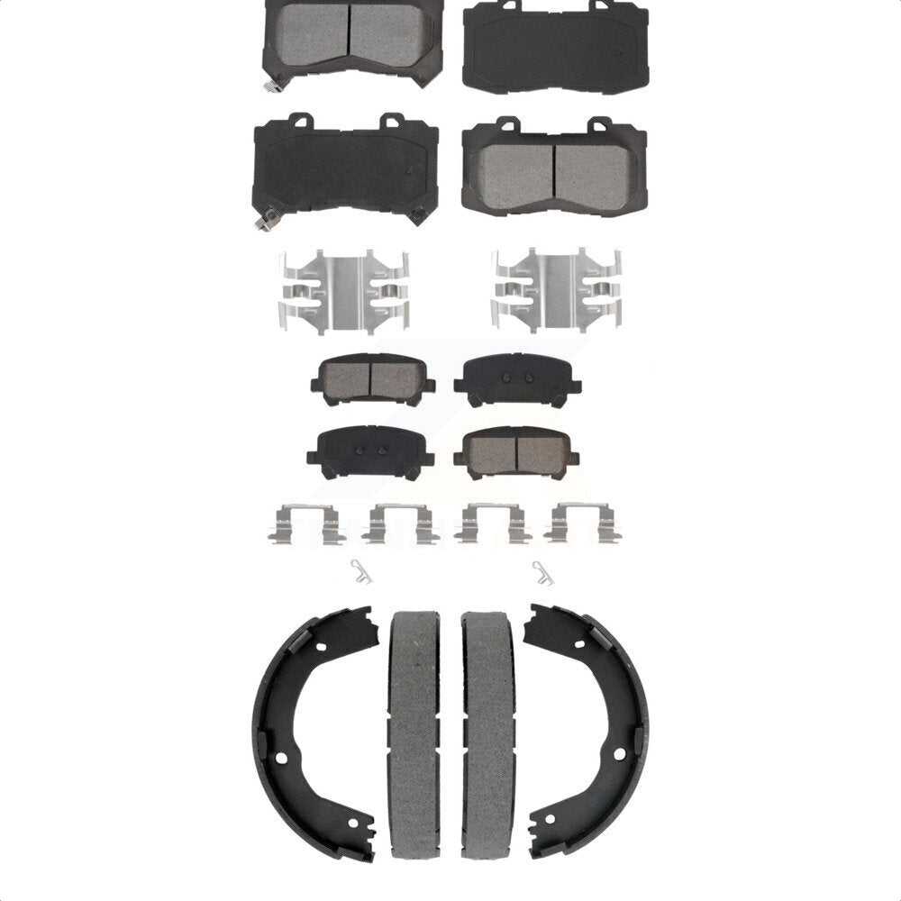 Transit Auto KSN-100959 Disc Brake Pad for 2015-2020 Chevrolet Colorado, GMC Canyon - Front and Rear