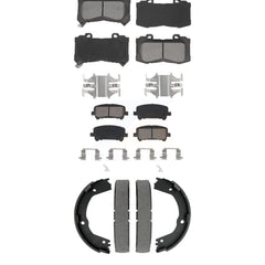 Transit Auto KSN-100959 Disc Brake Pad for 2015-2020 Chevrolet Colorado, GMC Canyon - Front and Rear