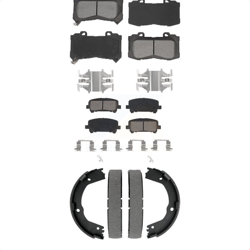Transit Auto KSN-100959 Disc Brake Pad for 2015-2020 Chevrolet Colorado, GMC Canyon - Front and Rear