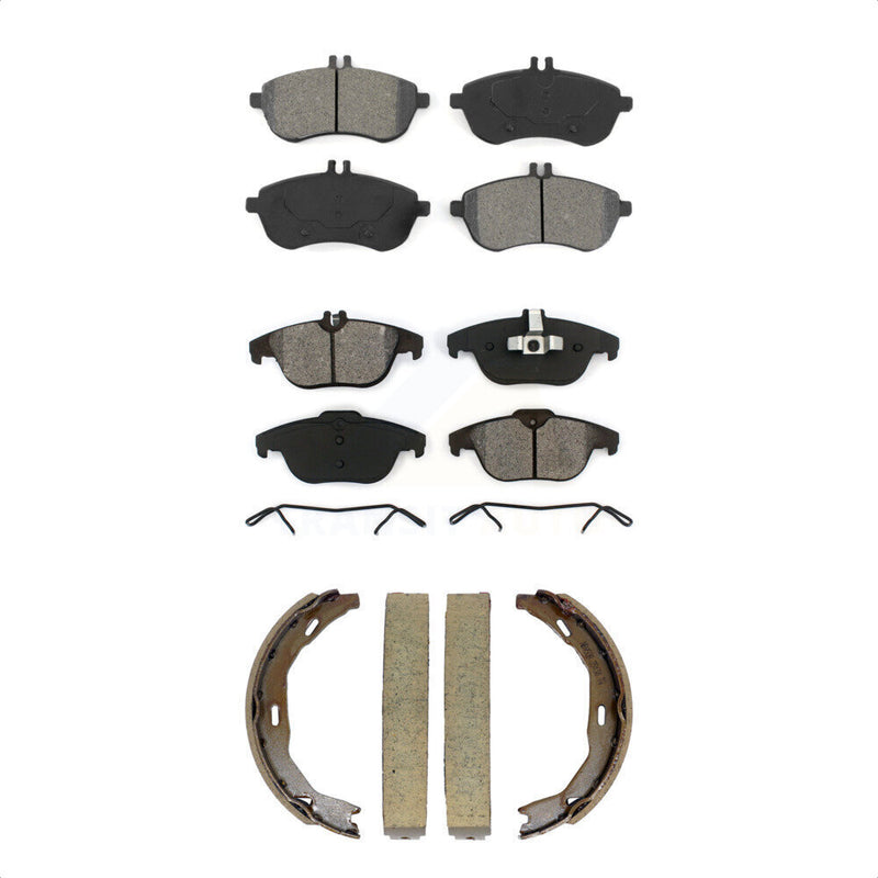 Transit Auto KSN-100961 Disc Brake Pad for 2008-2015 Mercedes-Benz C250, Mercedes-Benz C230, Mercedes-Benz C300 - Front and Rear
