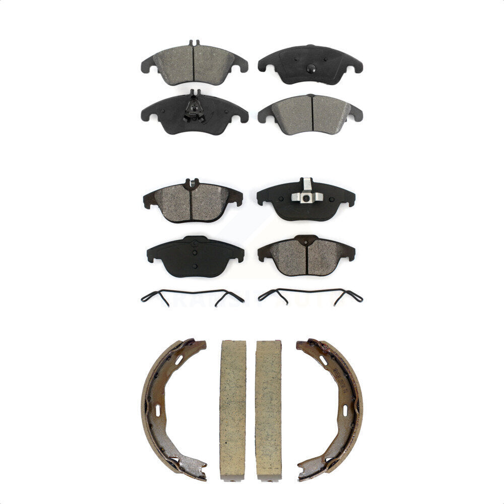 Transit Auto KSN-100962 Disc Brake Pad for 2008-2017 Mercedes-Benz E400, Mercedes-Benz C250 and More - Front and Rear