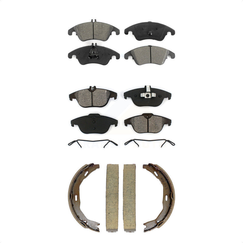 Transit Auto KSN-100962 Disc Brake Pad for 2008-2017 Mercedes-Benz E400, Mercedes-Benz C250 and More - Front and Rear