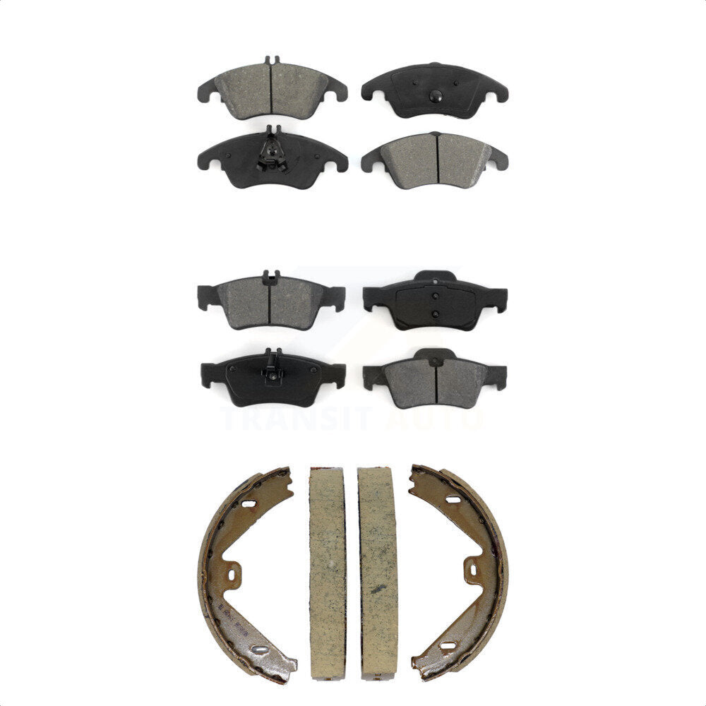 Transit Auto KSN-100963 Disc Brake Pad for 2010-2016 Mercedes-Benz E400, Mercedes-Benz CLS400 and More - Front and Rear