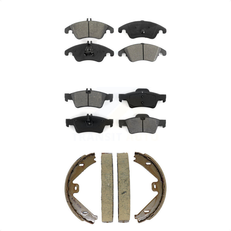 Transit Auto KSN-100963 Disc Brake Pad for 2010-2016 Mercedes-Benz E400, Mercedes-Benz CLS400 and More - Front and Rear