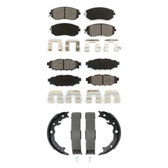 Transit Auto KSN-100964 Disc Brake Pad for 2012-2018 Subaru Crosstrek, Subaru Impreza and More - Front and Rear