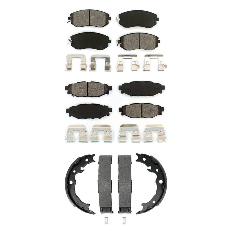 Transit Auto KSN-100964 Disc Brake Pad for 2012-2018 Subaru Crosstrek, Subaru Impreza and More - Front and Rear