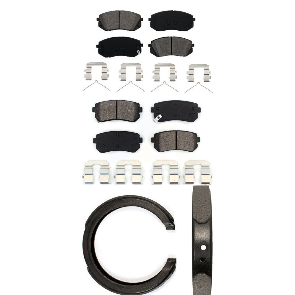 Transit Auto KSN-100966 Disc Brake Pad for 2015-2016 Hyundai Sonata - Front and Rear