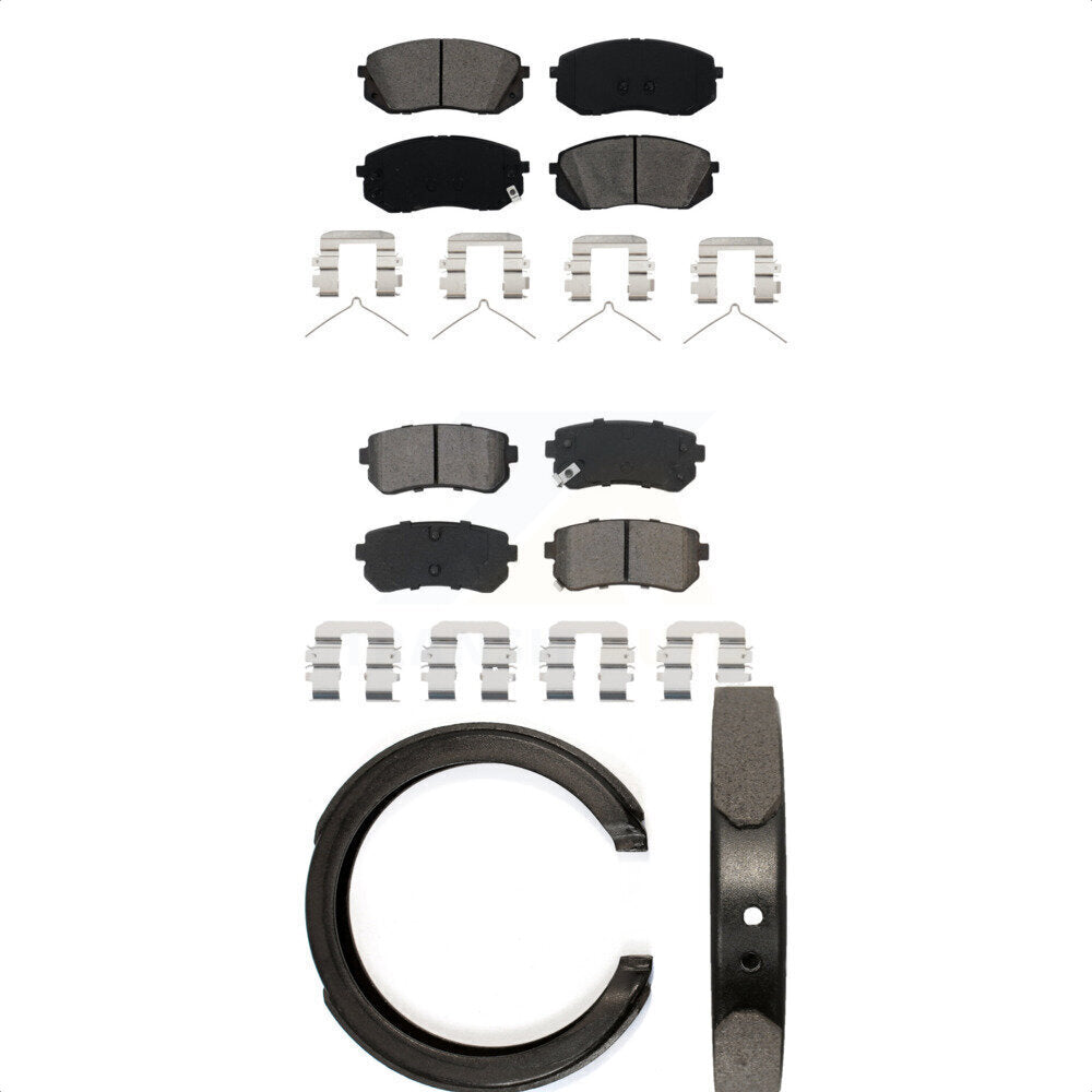 Transit Auto KSN-100967 Disc Brake Pad for 2016-2020 Kia Optima - Front and Rear