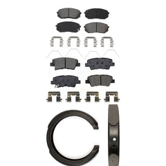 Transit Auto KSN-100968 Disc Brake Pad for 2016 Kia Optima - Front and Rear