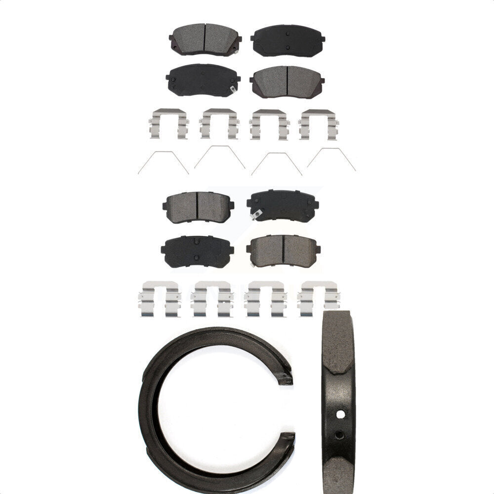 Transit Auto KSN-100969 Disc Brake Pad for 2016-2020 Kia Optima - Front and Rear