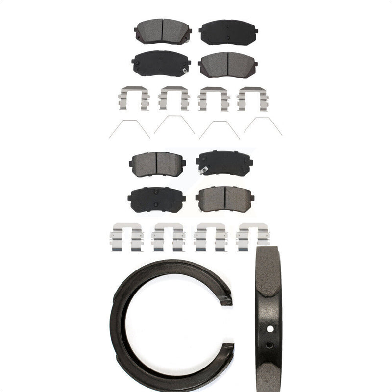 Transit Auto KSN-100969 Disc Brake Pad for 2016-2020 Kia Optima - Front and Rear