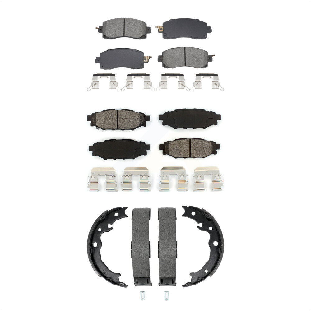 Transit Auto KSN-100971 Disc Brake Pad for 2017-2022 Subaru Crosstrek, Subaru Impreza - Front and Rear
