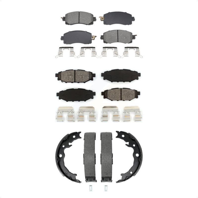 Transit Auto KSN-100971 Disc Brake Pad for 2017-2022 Subaru Crosstrek, Subaru Impreza - Front and Rear