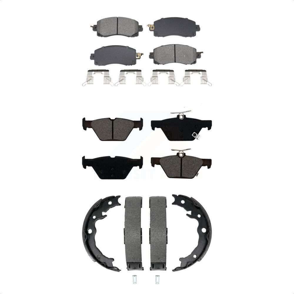 Transit Auto KSN-100972 Disc Brake Pad for 2019-2022 Subaru Crosstrek - Front and Rear