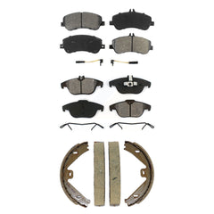 Transit Auto KSN-100973 Disc Brake Pad for 2010-2015 Mercedes-Benz GLK250, Mercedes-Benz GLK350 - Front and Rear