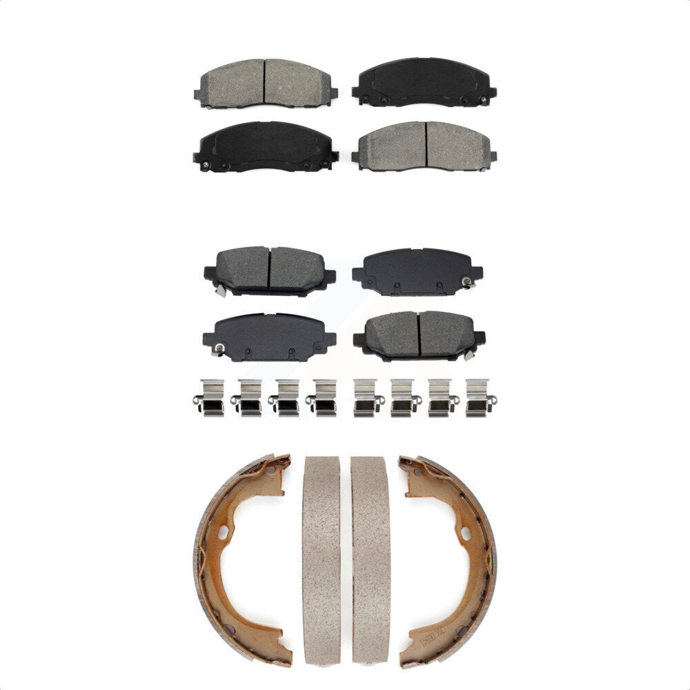 Transit Auto KSN-100975 Disc Brake Pad for 2022 Jeep Wrangler - Front and Rear