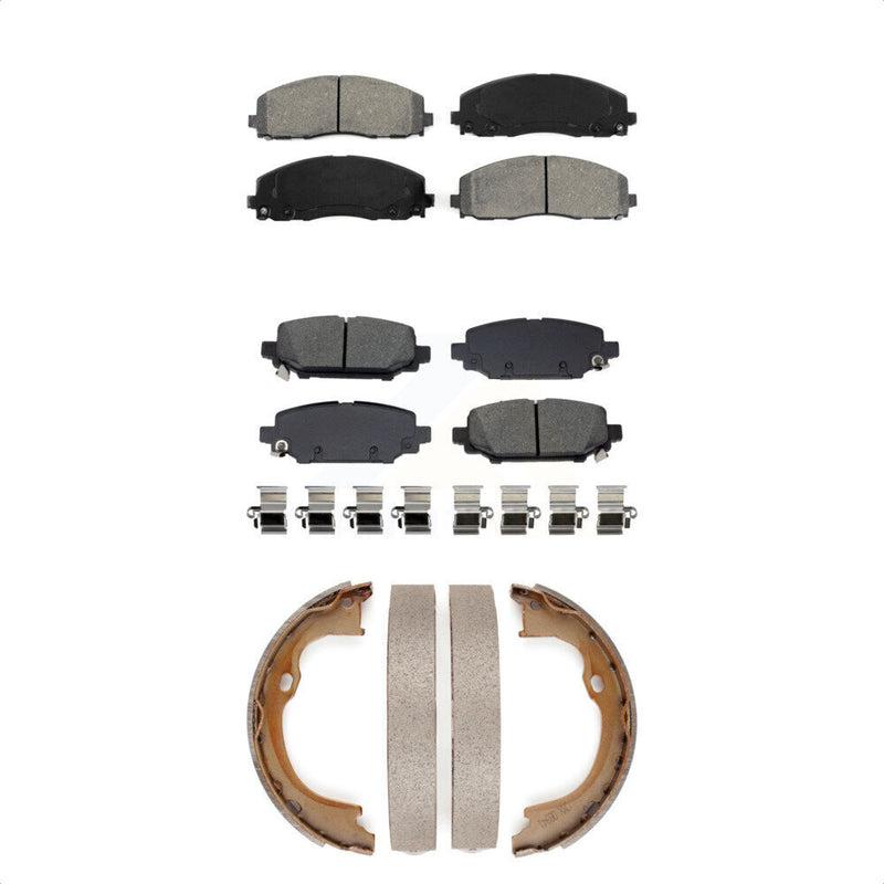 Transit Auto KSN-100975 Disc Brake Pad for 2022 Jeep Wrangler - Front and Rear