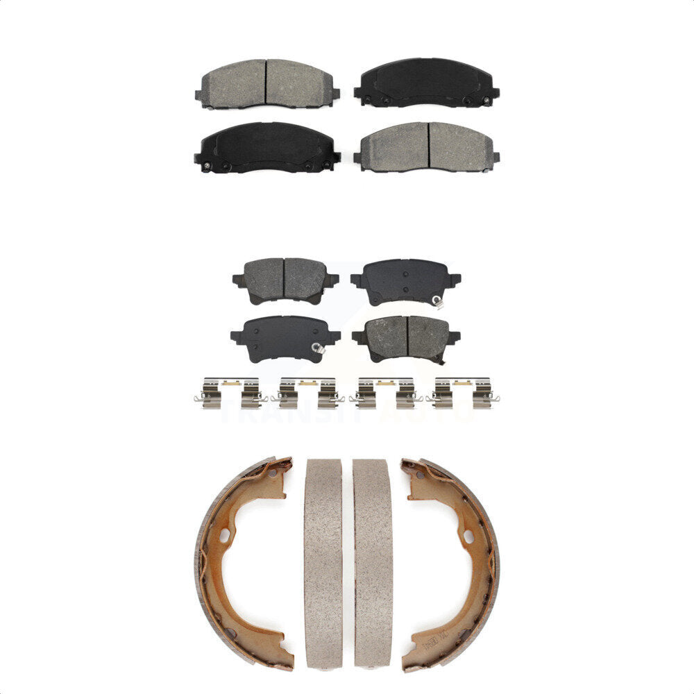 Transit Auto KSN-100976 Disc Brake Pad for 2020-2022 Jeep Wrangler, Jeep Gladiator - Front and Rear