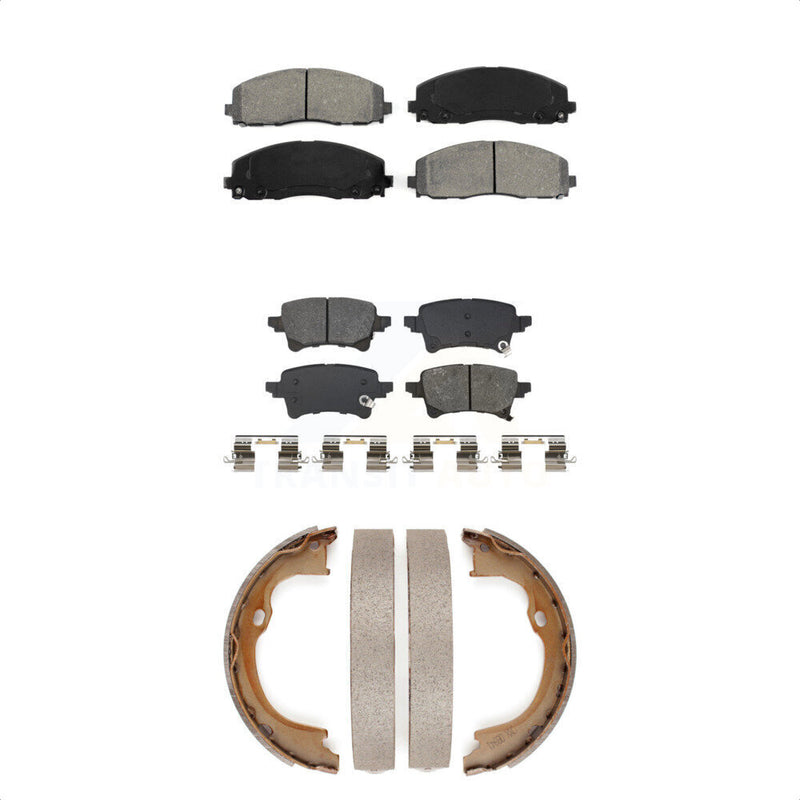 Transit Auto KSN-100976 Disc Brake Pad for 2020-2022 Jeep Wrangler, Jeep Gladiator - Front and Rear