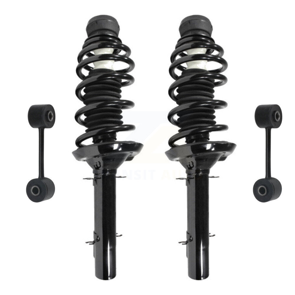 Transit Auto KSS-100490 Suspension Strut and Coil Spring Assembly for 2000-2009 Volkswagen Golf City, Volkswagen Jetta City and More - Front